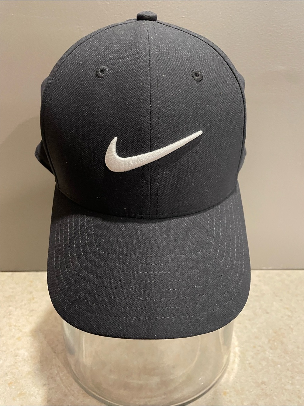 NIKE Legacy91 DRI-FIT Baseball Hat Black Embroidered Adjustable Golf Tennis OS